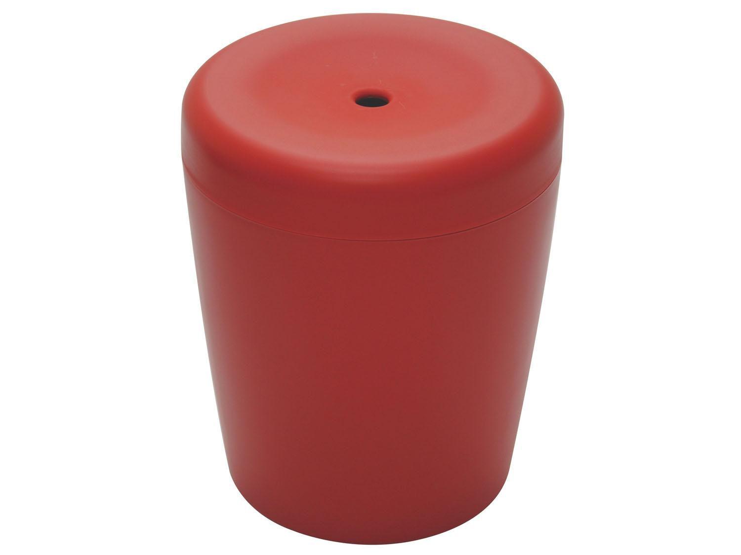 Puff Baú Redondo Infantil Vermelho - Basic Tramontina