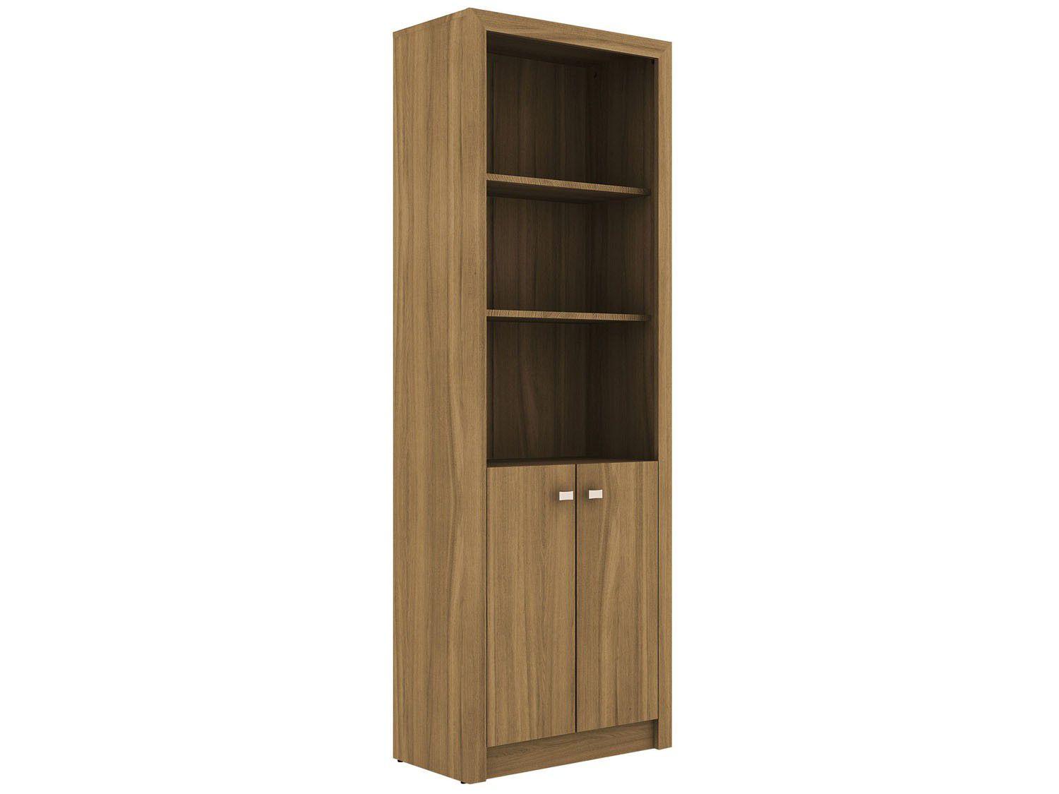 Estante para Livros/Livreiro 2 Portas - 3 Prateleiras - Tecno Mobili