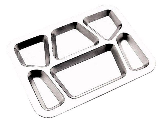 Bandeja Inox Tramontina Retangular - Saps 61411/060