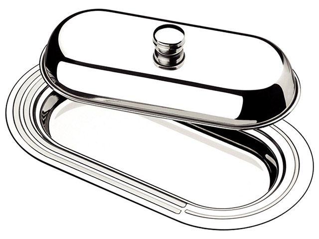 Manteigueira Oval Ciclo em Inox - Tramontina 61519/000