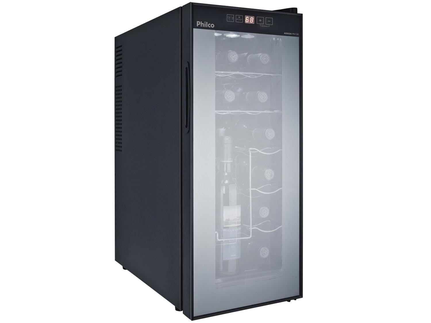 Adega Climatizada Philco 12 Garrafas PH 12E - Controle Digital da Temperatura