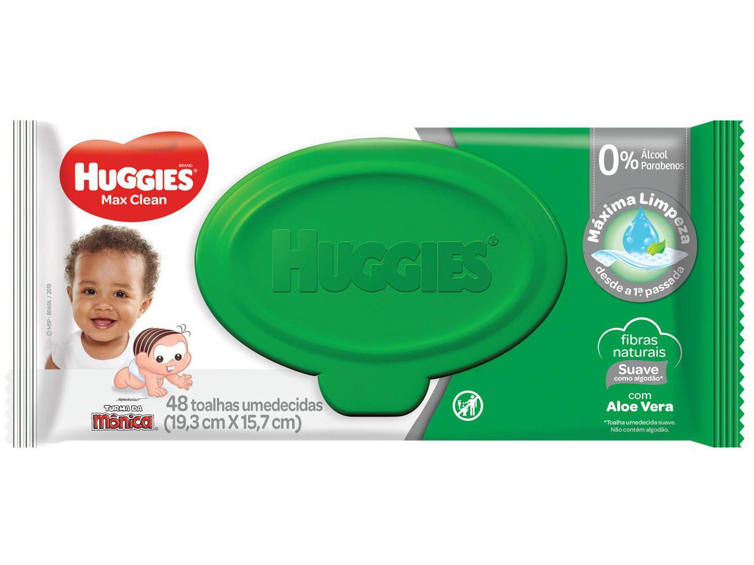 Lenços Umedecidos Huggies Classic Max Clean - 48 Unidades