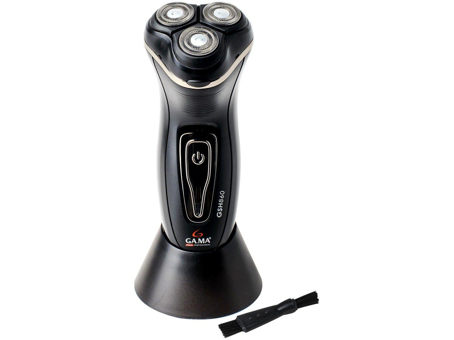 Aparelho de Barbear/Barbeador Elétrico GAMA - GSH860 com Acessórios