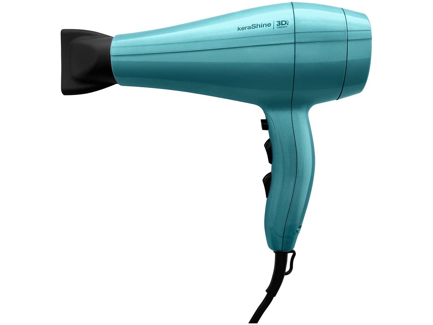 Secador de Cabelo GAMA Kerashine 3D - Verde com Íons 2100W 2 Velocidades