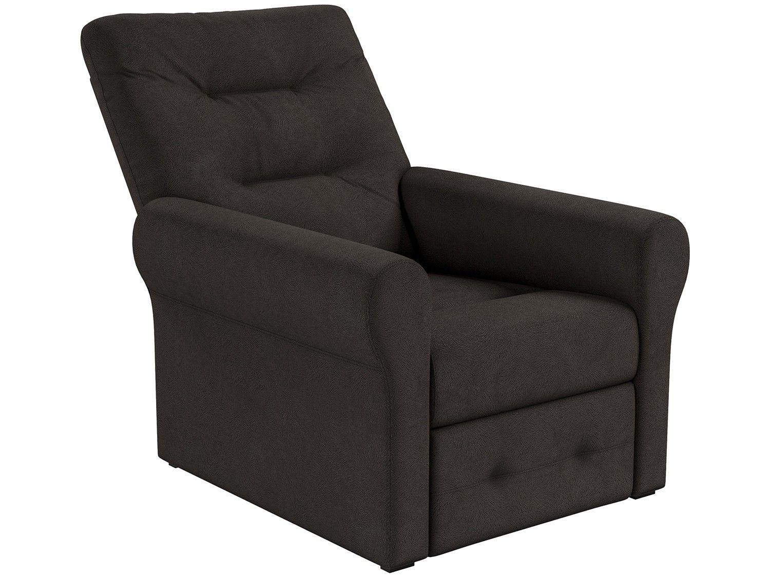 Poltrona Reclinável 3 Posições Suede Matrix - Caravelle