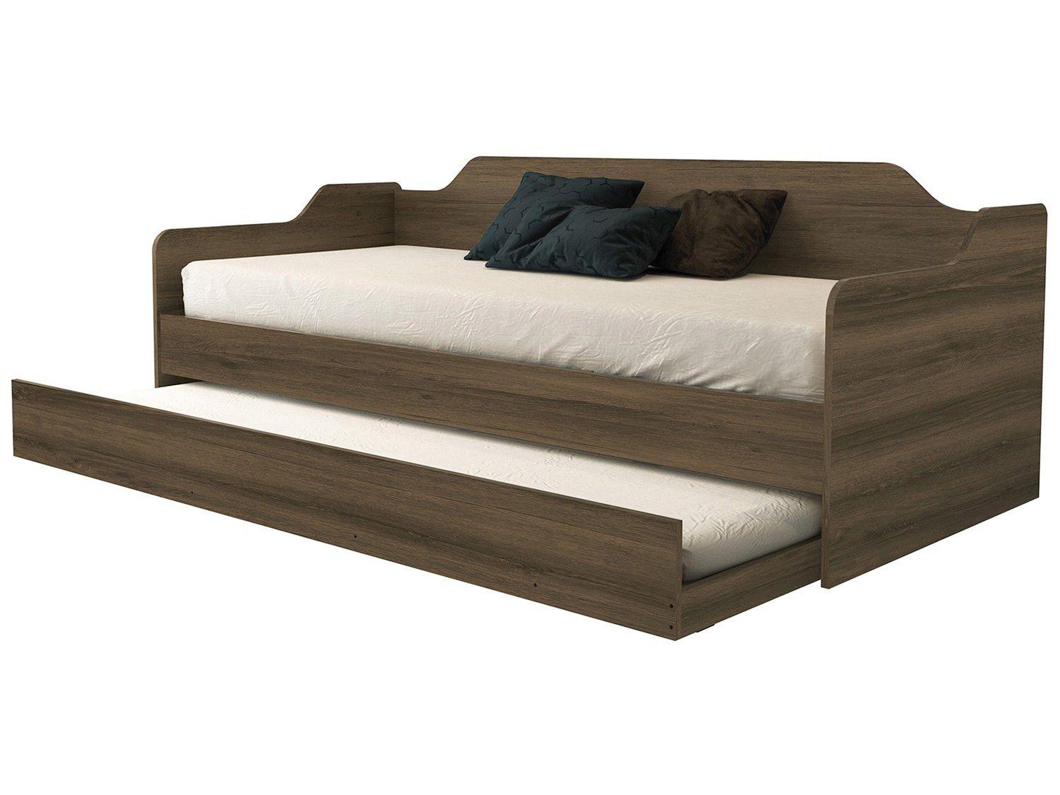 Sofá-cama Solteiro com Cama Auxiliar - Fênix Lotus