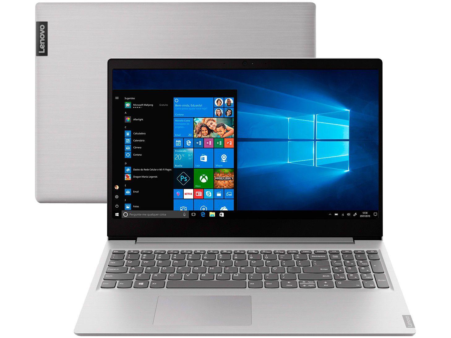 Notebook Lenovo Ideapad S145 82DJ0002BR - Intel Core i3 4GB 1TB LCD Windows 10 Home