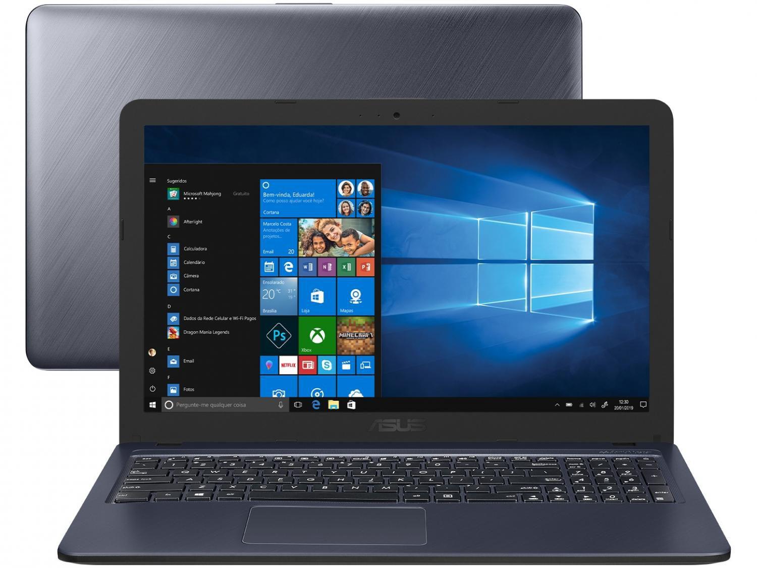 Notebook Asus VivoBook X543MA-GQ1300T - Intel Celeron Dual-Core 4GB 500GB 15,6&quot; Windo