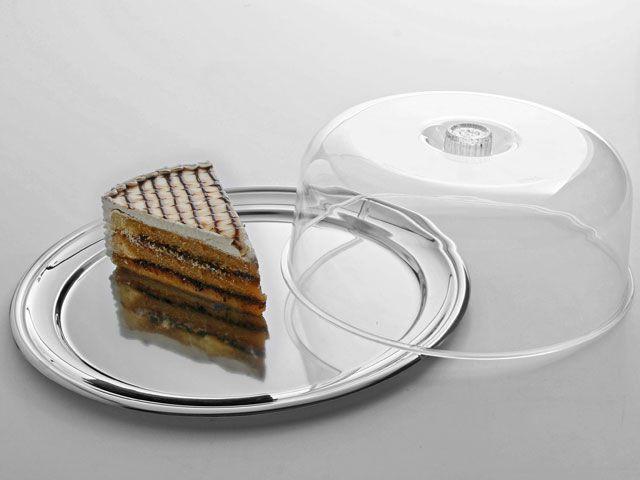 Boleira de Inox com Tampa Brinox - Redonda Petúnia