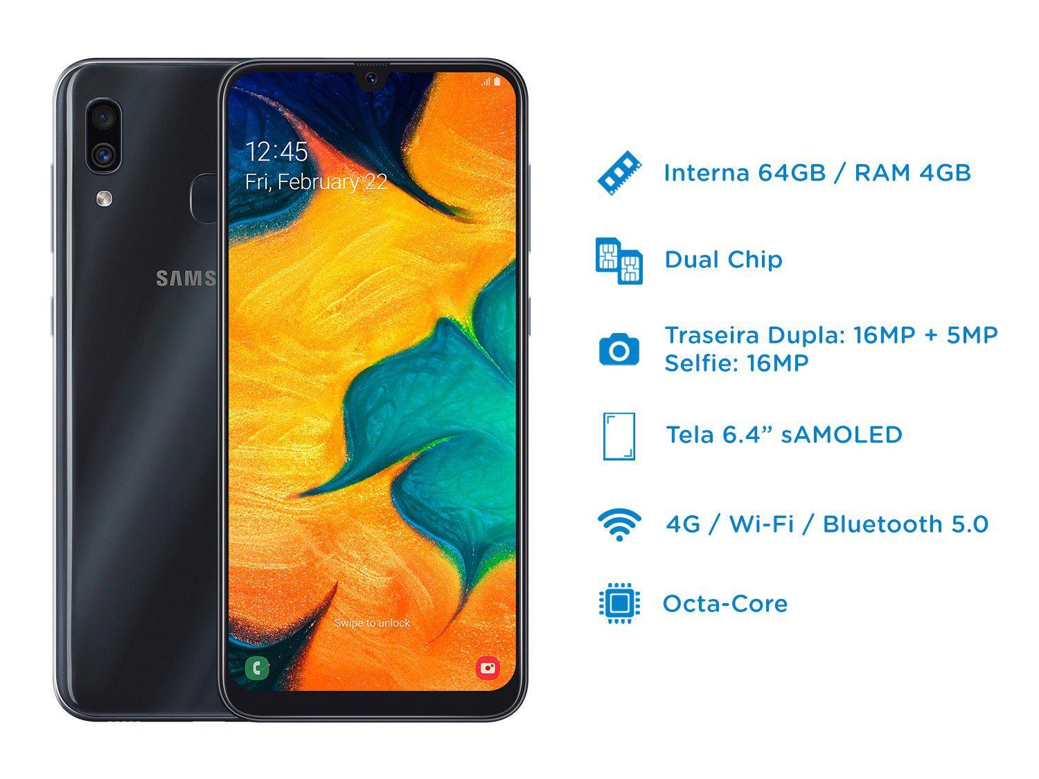 samsung galaxy a30 ram 4