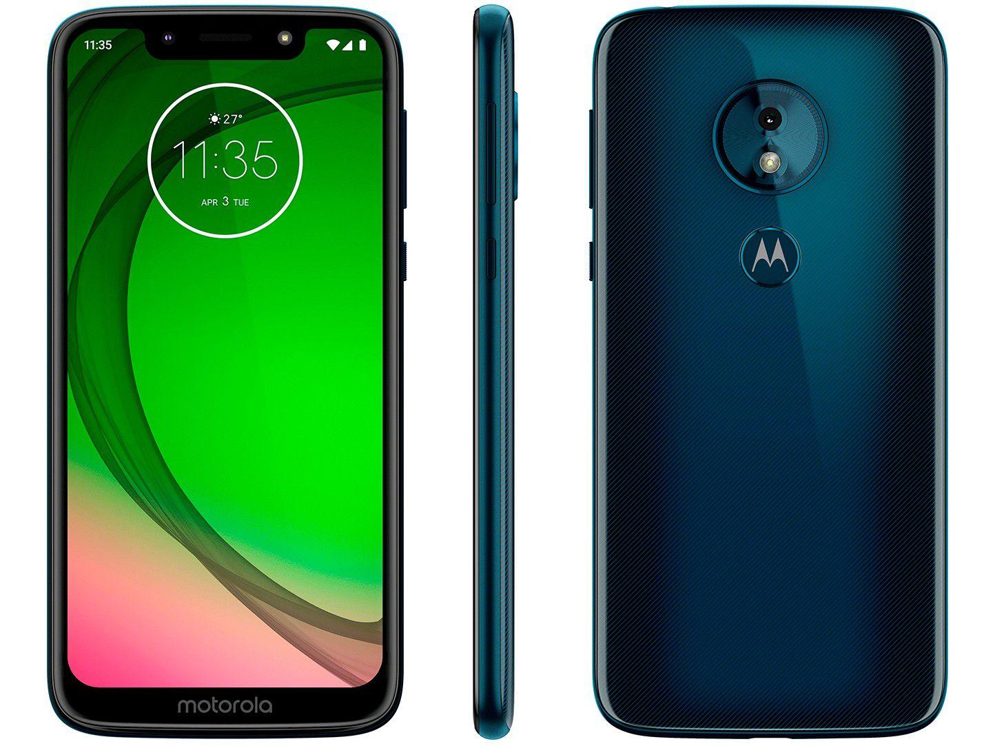 Smartphone Motorola G7 Play Edição Especial 32GB - Indigo 2GB RAM 5,7" Câm. 13MP + Câm. Selfie 8MP