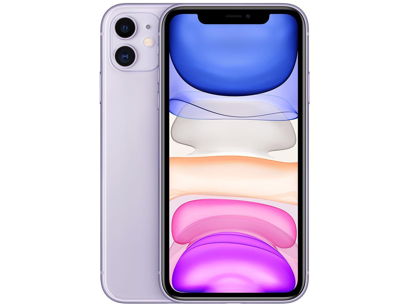 iPhone 11 Apple 64GB Roxo 4G Tela 6,1” Retina Câmera