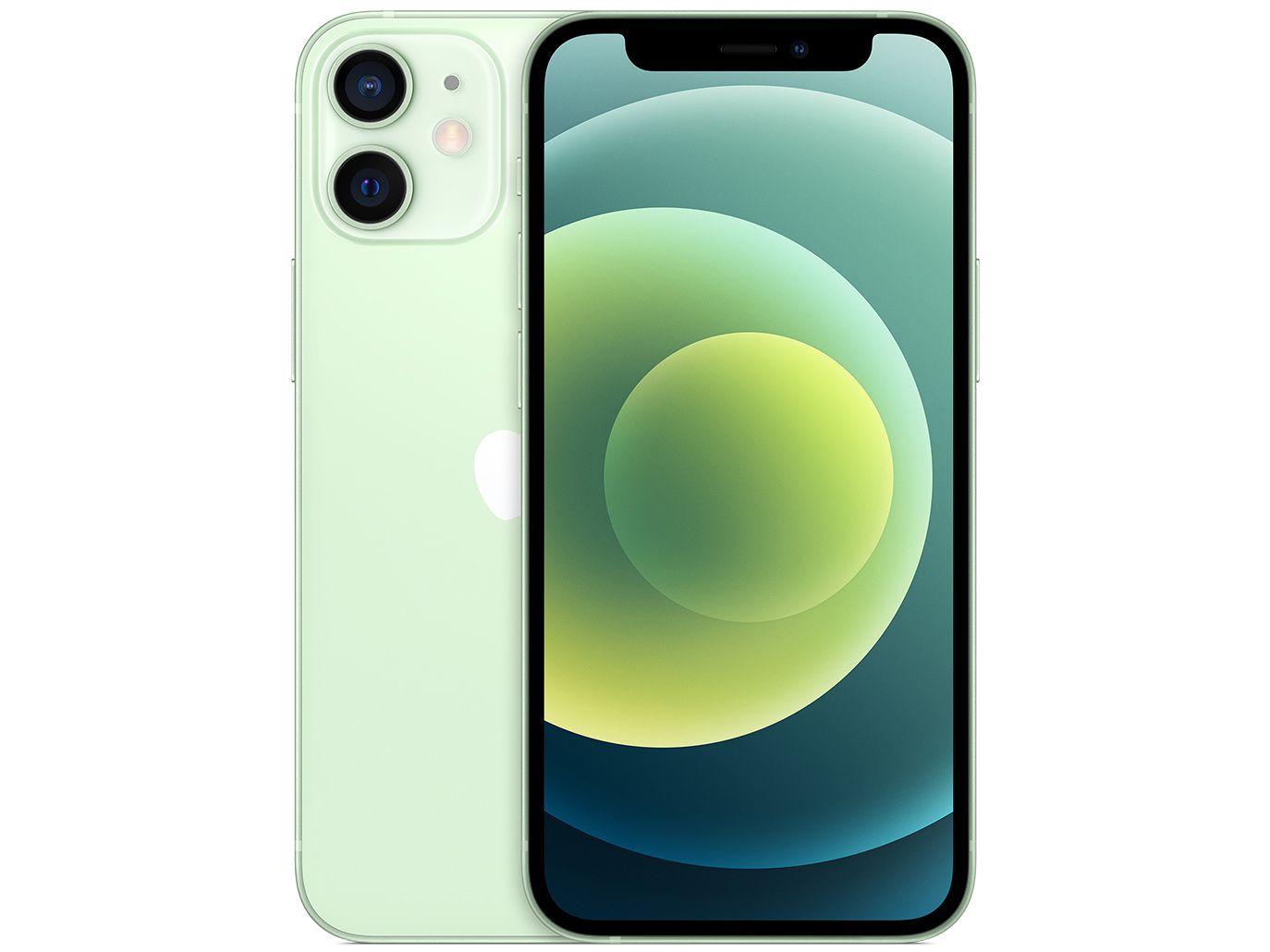 iPhone 12 Mini Apple 256GB Verde 5,4" - Câm. Dupla 12MP iOS
