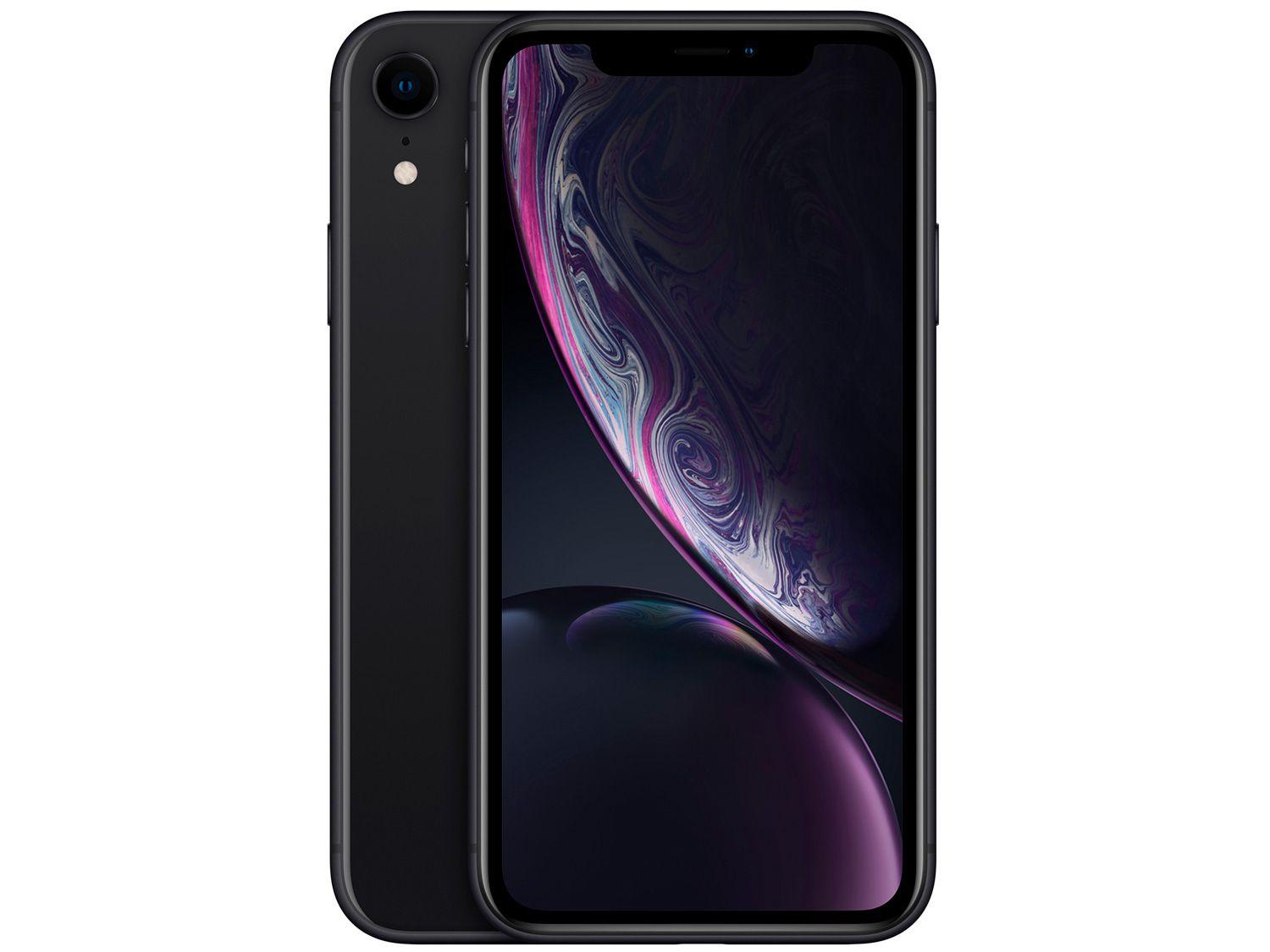 iPhone XR Apple 64GB Preto 6,1" 12MP iOS