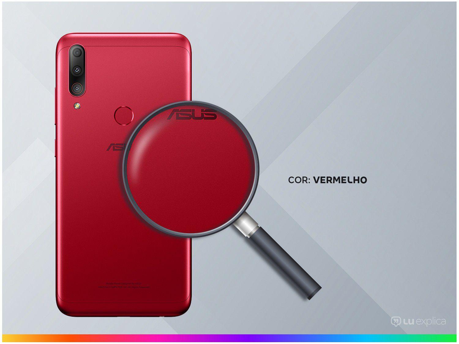 Smartphone Asus ZenFone Shot Plus 64GB Vermelho 4G Octa-Core 4GB RAM  6,26\u0026quot; Câm. Tripla + Selfie 8MP
