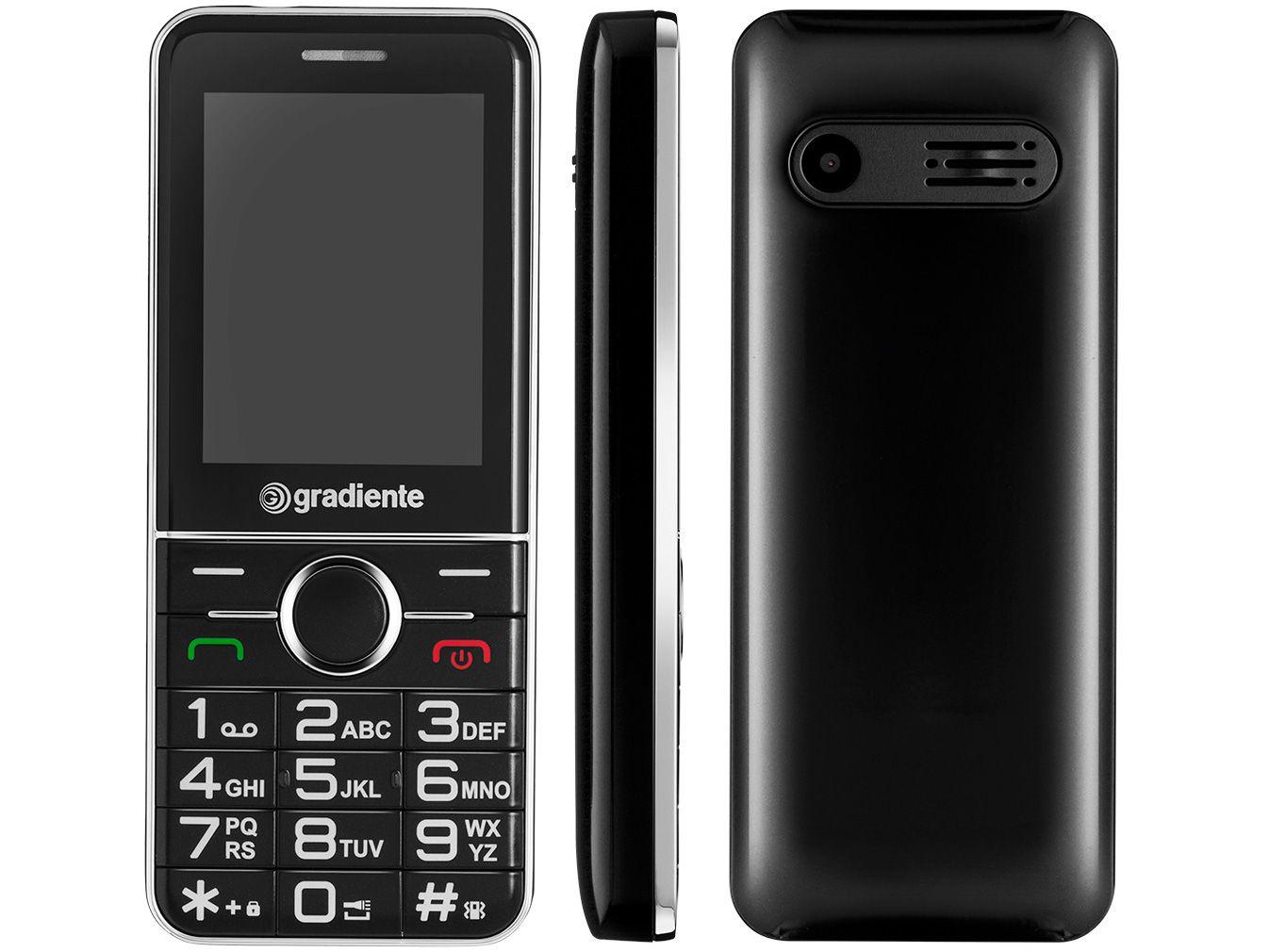Celular Gradiente Vibe GFP205 Dual Chip MP3 - Desbloqueado