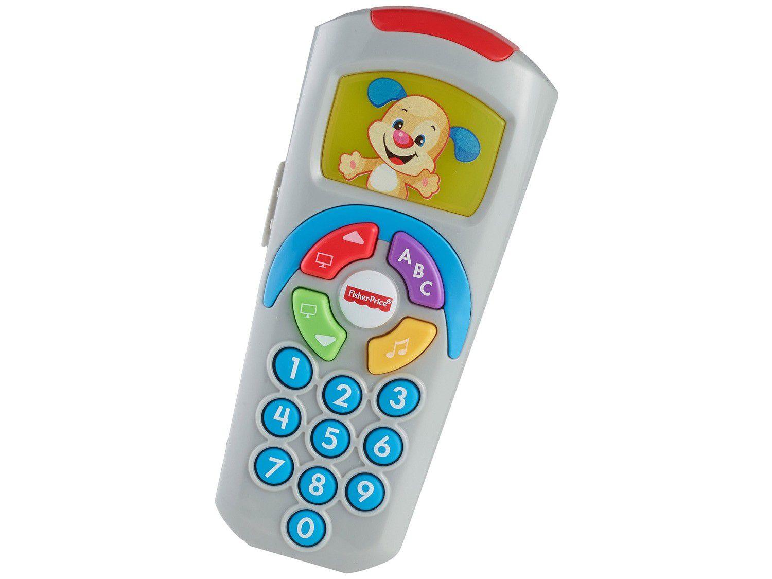 Controle Remoto Emite Som e Luz Fisher-Price - Meu Primeiro Controle Remoto Mattel