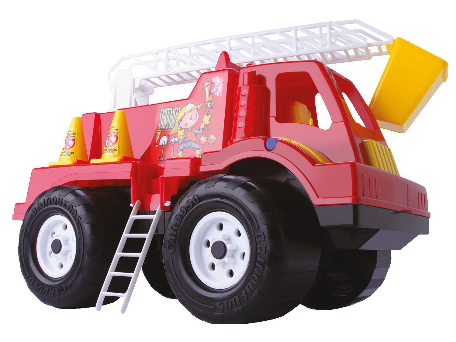 Mini Caminhão Infantil Tandy Bombeiro - Brinquedos Cardoso
