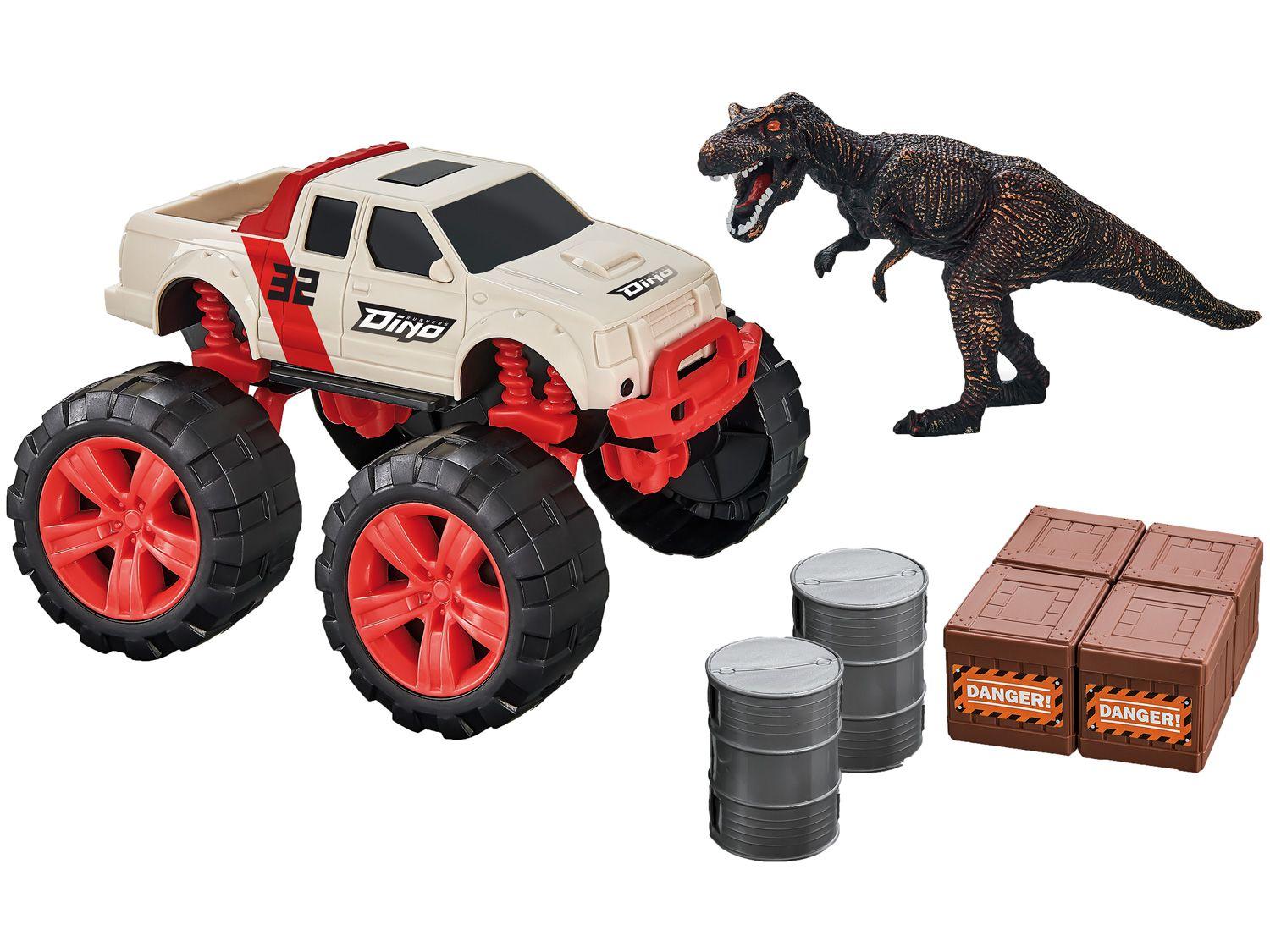 Carrinho Dino Runners Pick-Up - Usual Brinquedos com Acessórios