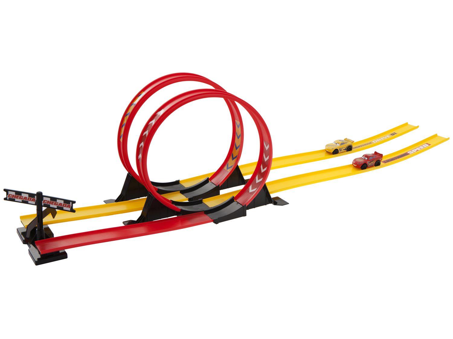 Pista Carros Looping Relâmpago McQueen + Cruz - Toyng