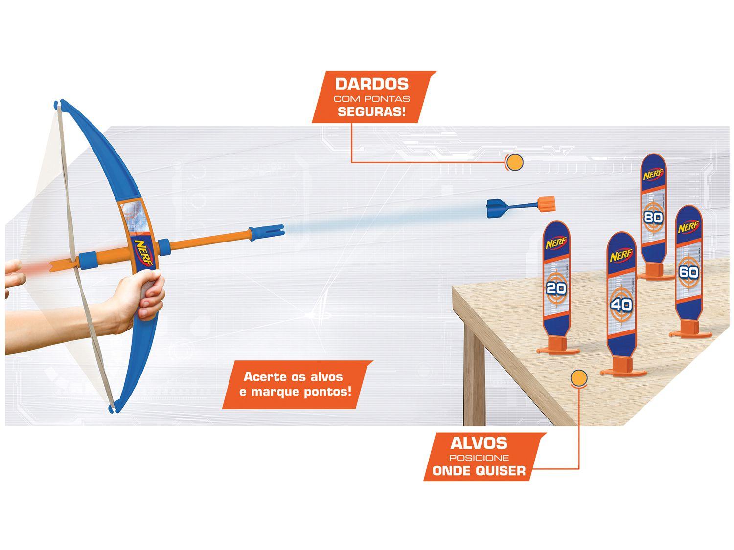 Nerf Arco e Dardos Elka 4 Dardos - 4 Alvos