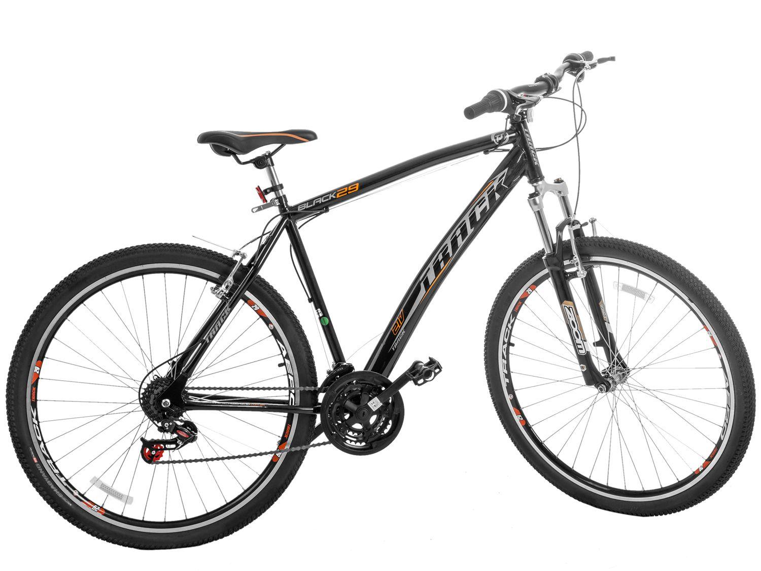 Bicicleta Track & Bikes Black Aro 29 21 Marchas - Freio V-Brake