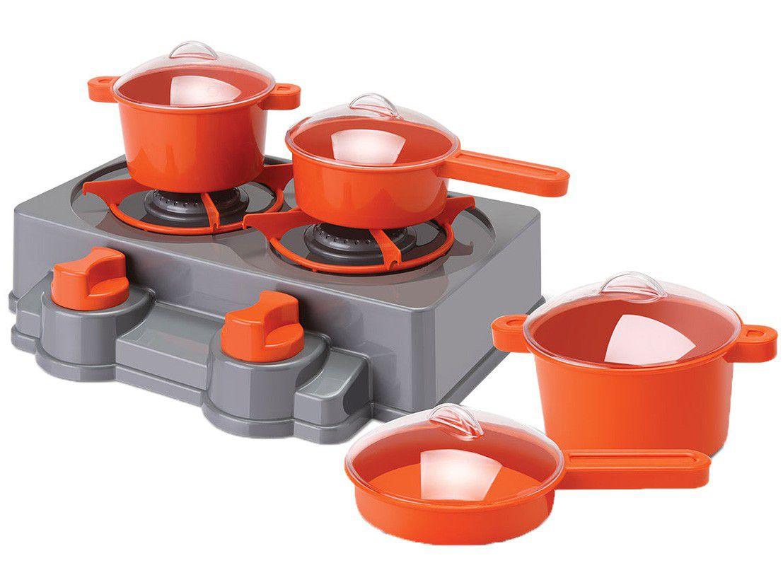 Kit Cozinha Infantil Petit Chef Show Samba Toys - 8 Peças