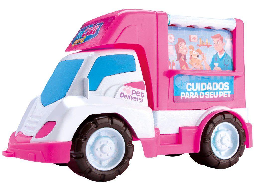 Carrinho Veterinária Pet Care Delivery Samba Toys - 10 Peças com Acessórios