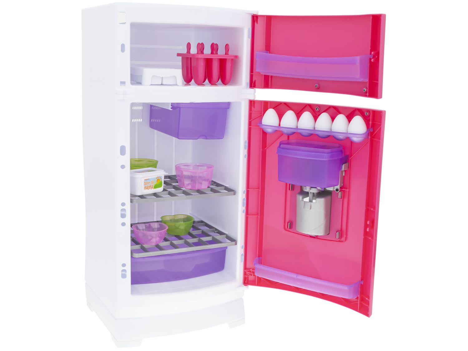 Geladeira Mágica Super Infantil com Acessórios - Magic Toys Cozinhas