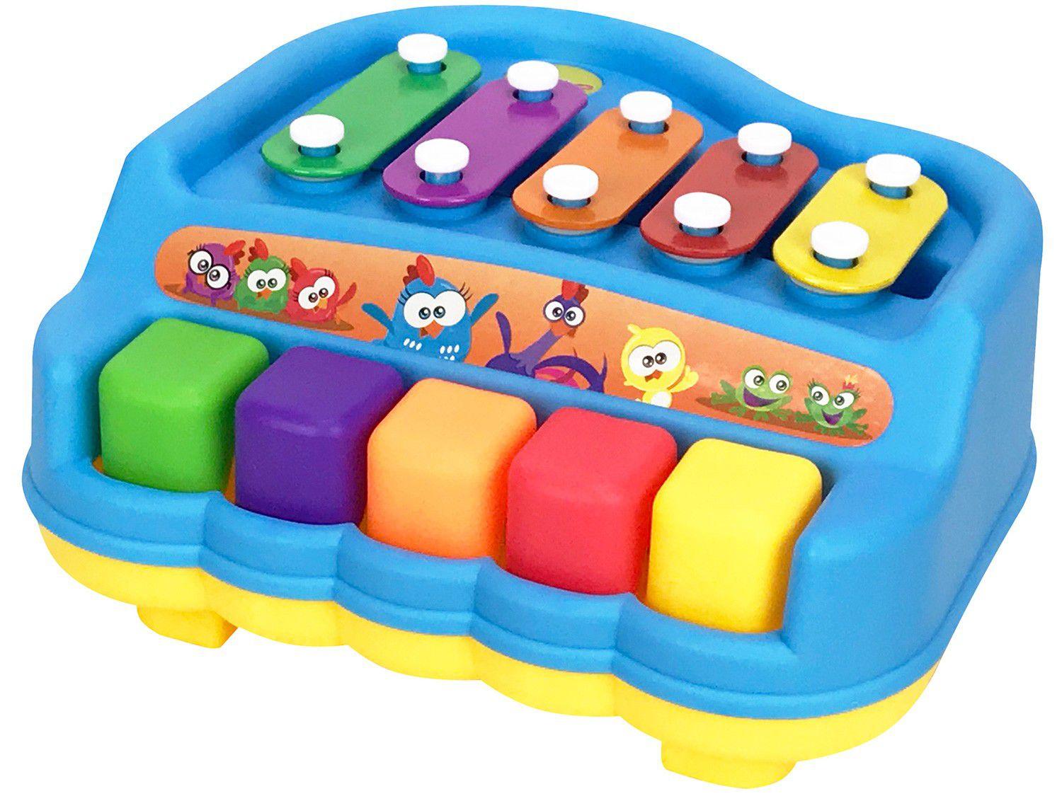 Piano Xilofone de Brinquedo Pura Diversão - Galinha Pintadinha Yes Toys