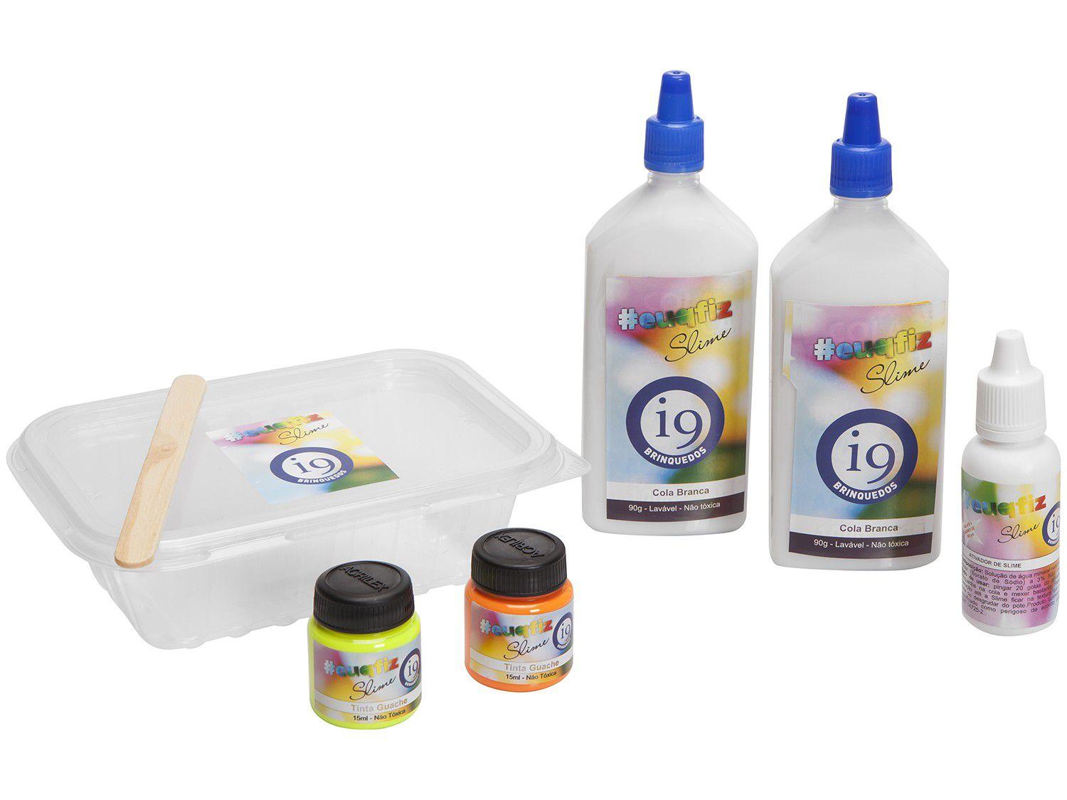 Slime #euqfiz Slime Neon - i9 Brinquedos
