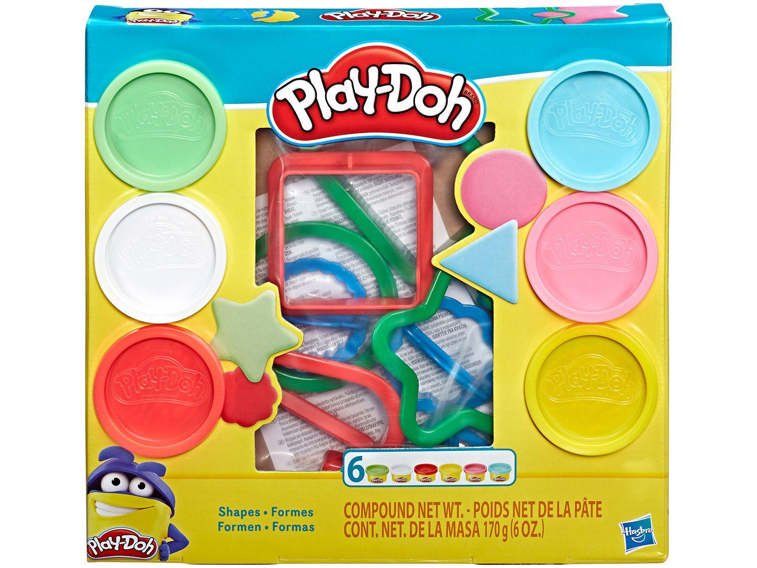 Massinha Play Doh Formas Hasbro - com Acessórios