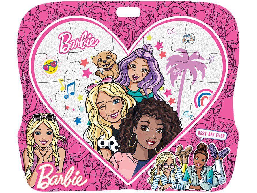 Lousa Branca Infantil Barbie Divertida - Fun