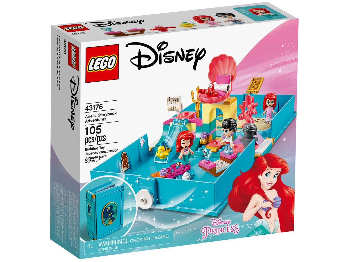 LEGO Disney Princess Aventuras do Livro da Ariel - 105 Peças 43176