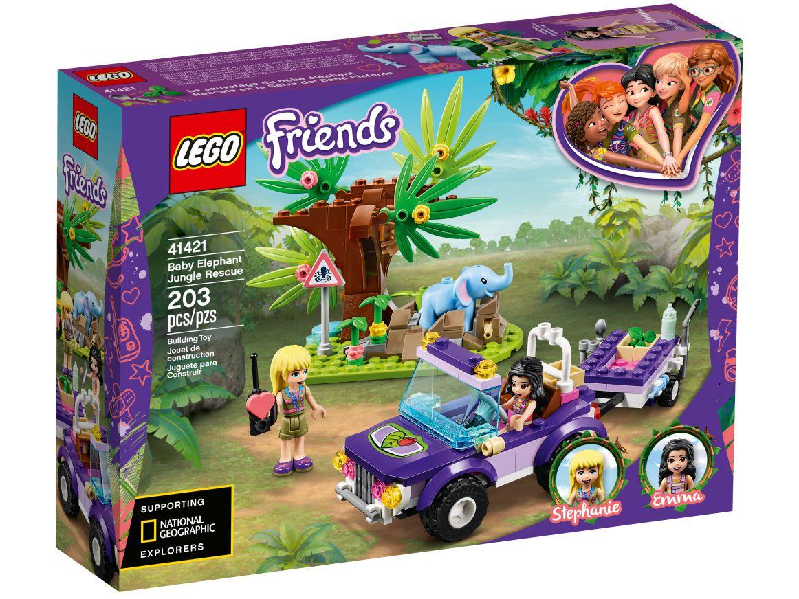 LEGO Friends Resgate na Selva Filhote Elefante - 203 Peças 41421