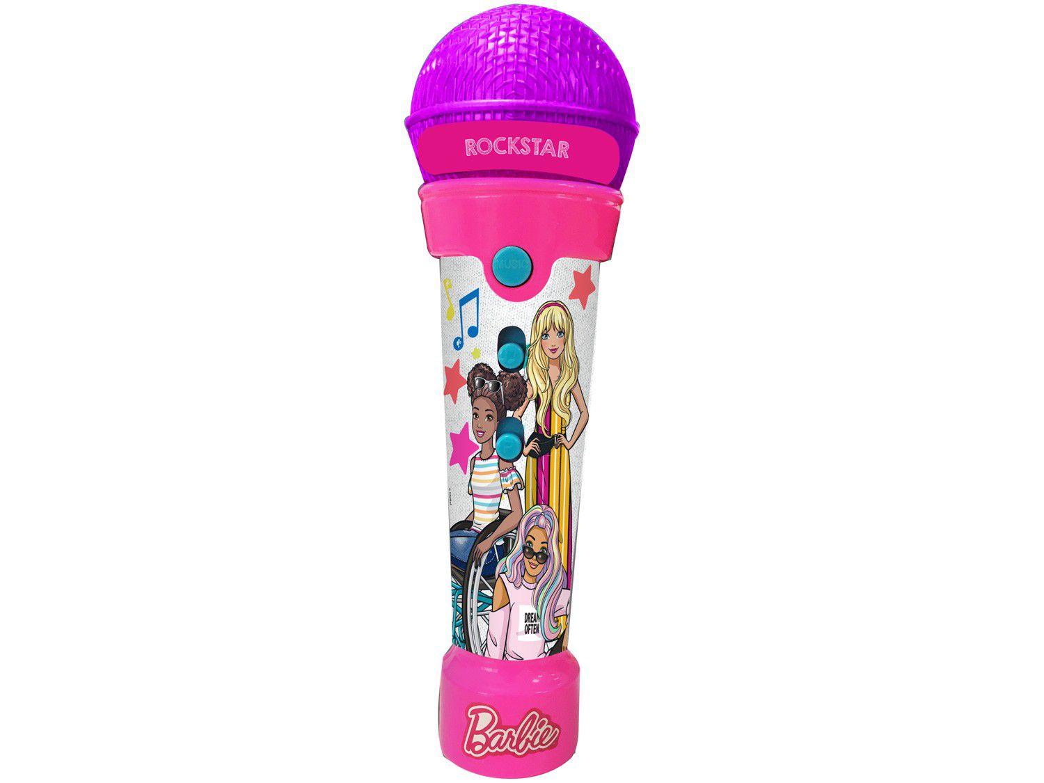 Microfone Infantil Barbie Rockstar - Fun