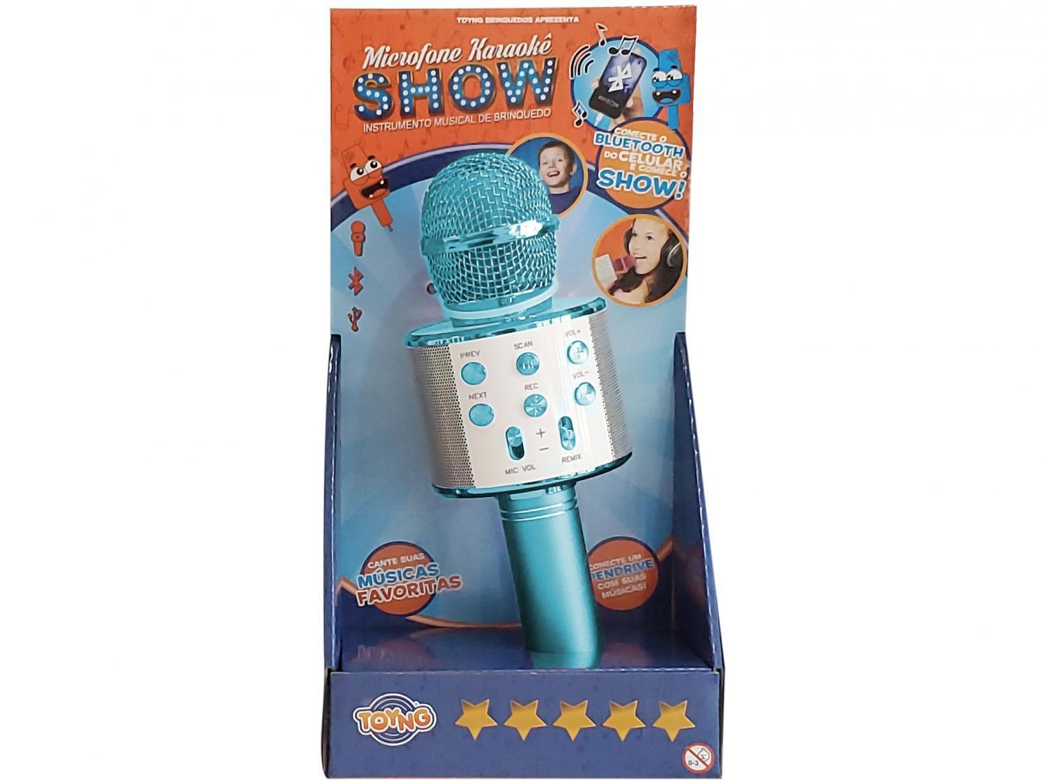 Microfone Infantil Karaokê Show Toyng