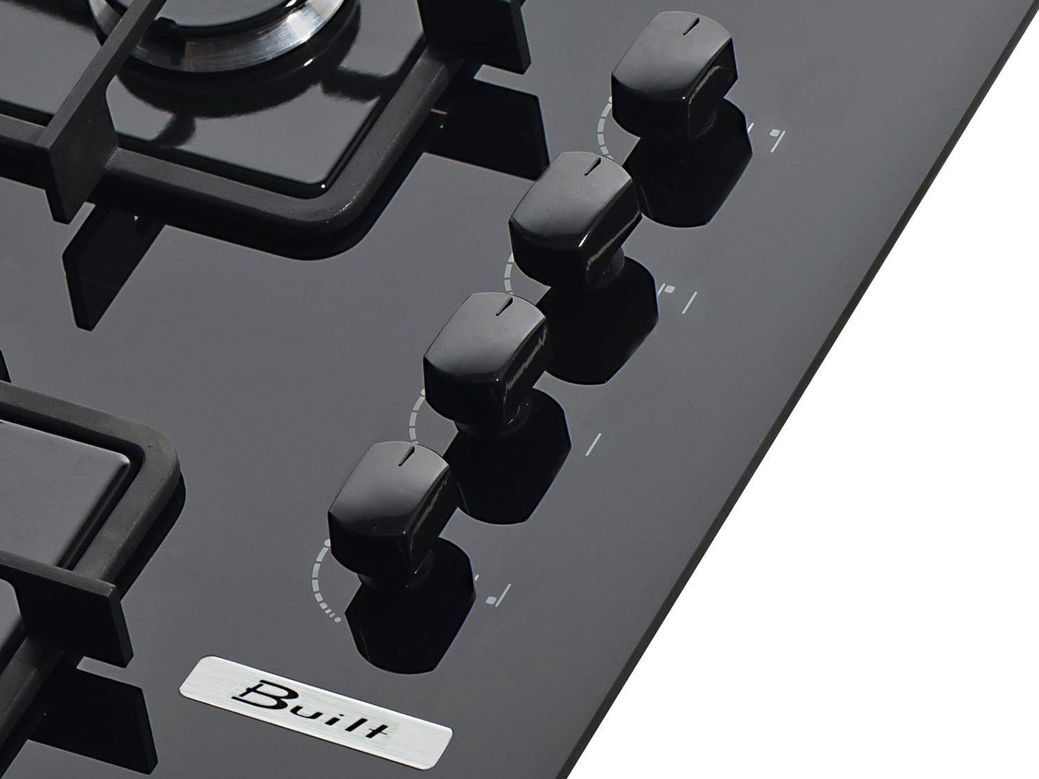 Cooktop 4 Bocas Built BLT 4Q PR à Gás Acendimento Superautomático