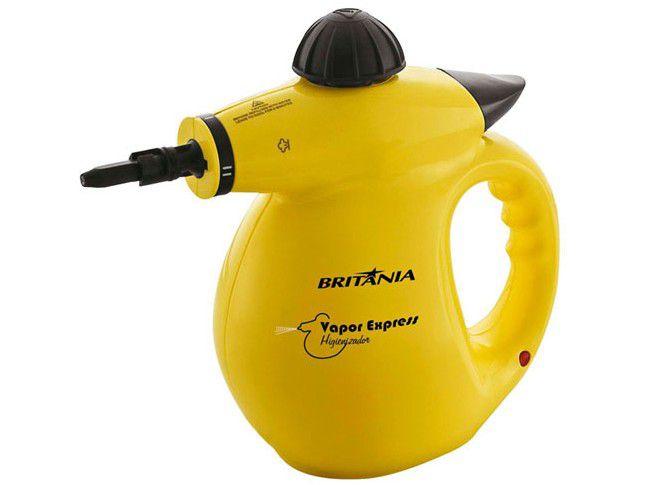 Higienizador a Vapor Britânia Express 1000W - Reservatório 220ml com Acessórios