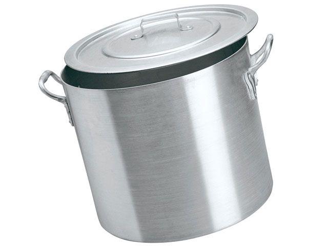 Caldeirão Alumínio Fortaleza com Tampa - 12,7L 26cm Hotel 571126