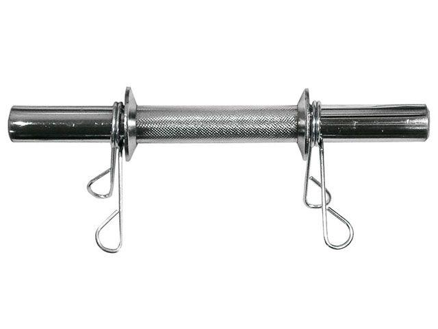 Barra Maciça 30cm 1,5Kg com Par de Presilhas - Polimet