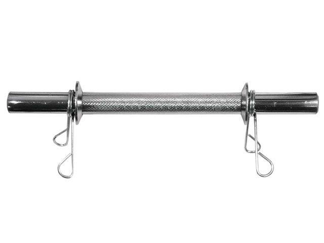 Barra Maciça 40cm 2Kg com Par de Presilhas - Polimet