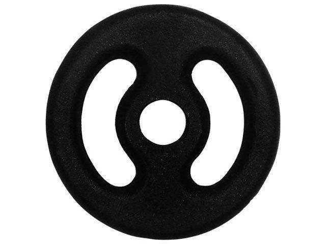 Anilha 2Kg Pintada Preto Polimet - 0602