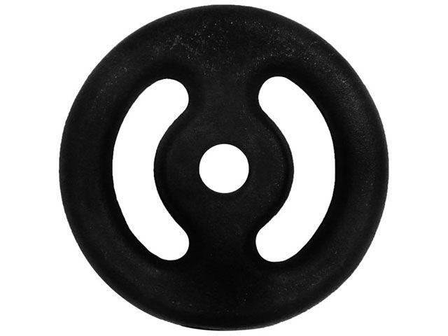 Anilha 5Kg Pintada Preto Polimet - 0605