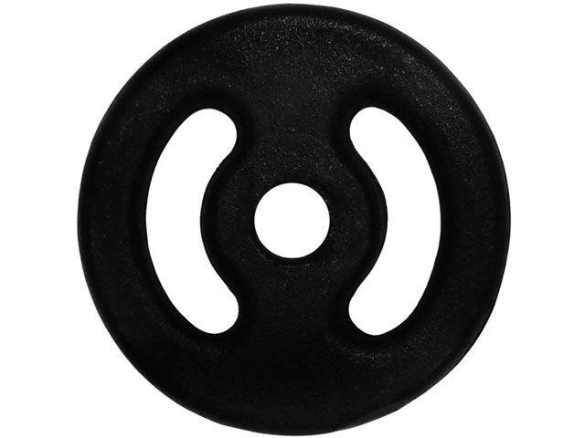 Anilha 3Kg Pintada Preto Polimet - 0603