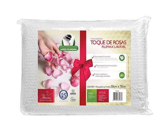Travesseiro Fibra de Poliéster Lavável 50x70cm - Fibrasca