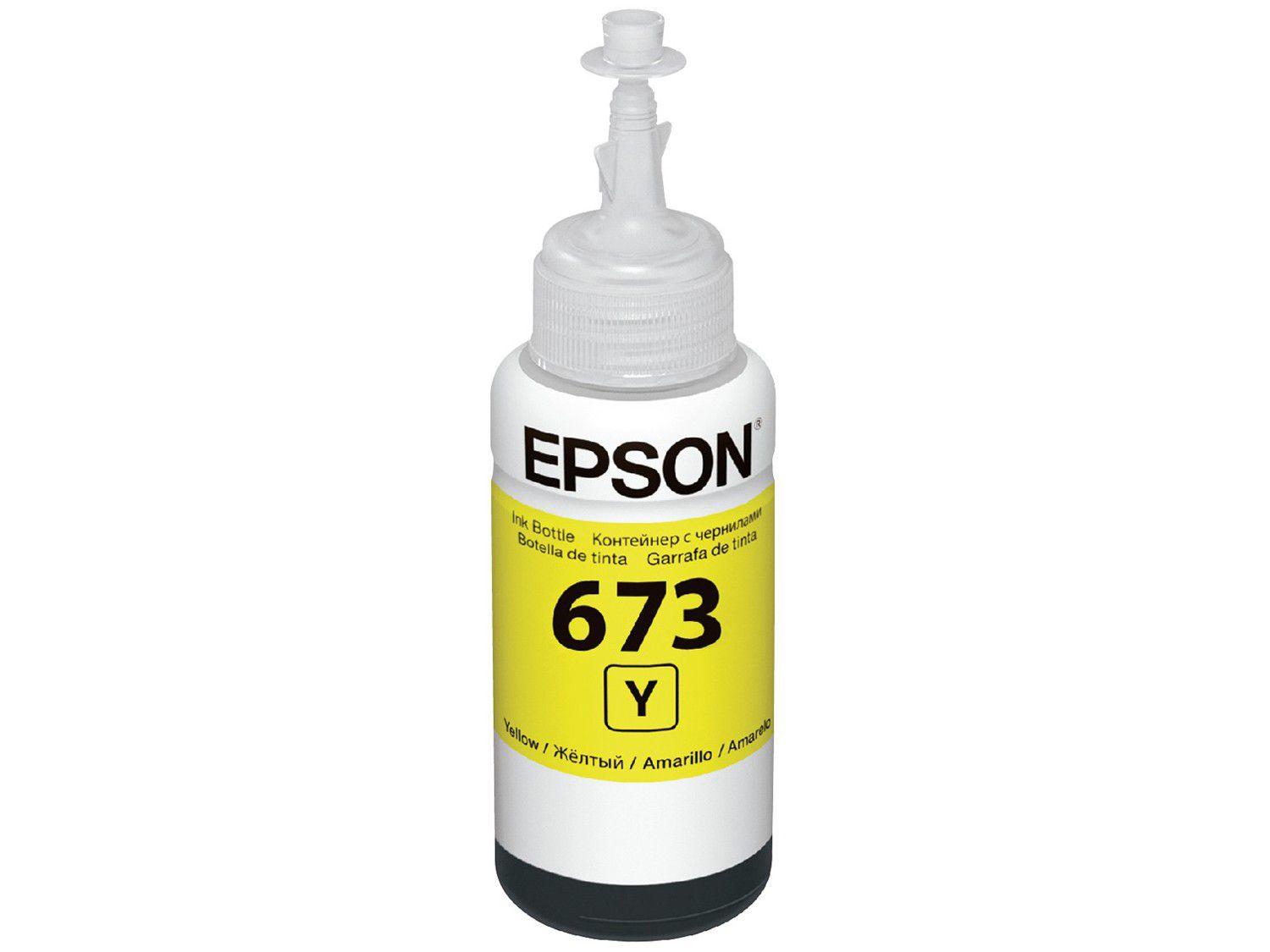 Garrafa de Tinta Epson Amarelo - T673420-AL