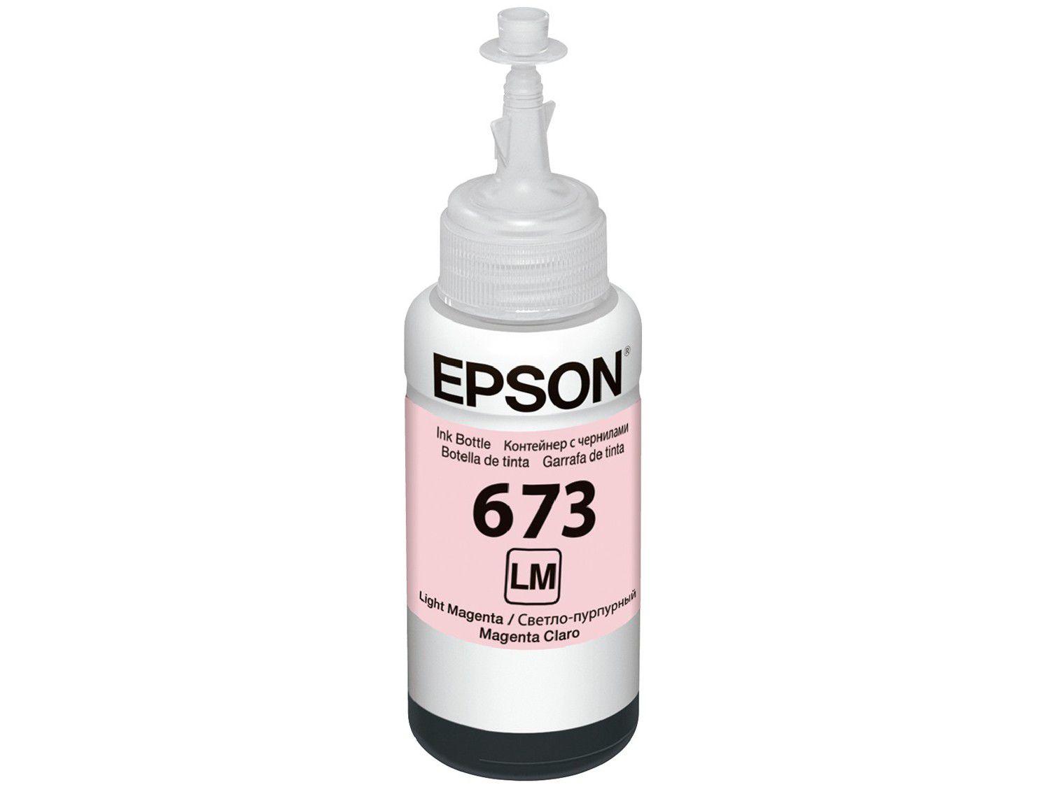 Garrafa de Tinta Epson T673620-AL Magenta Claro - Original