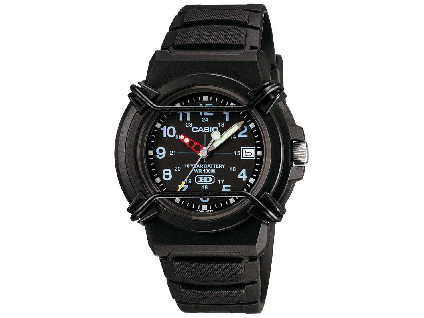 casio analogico preto