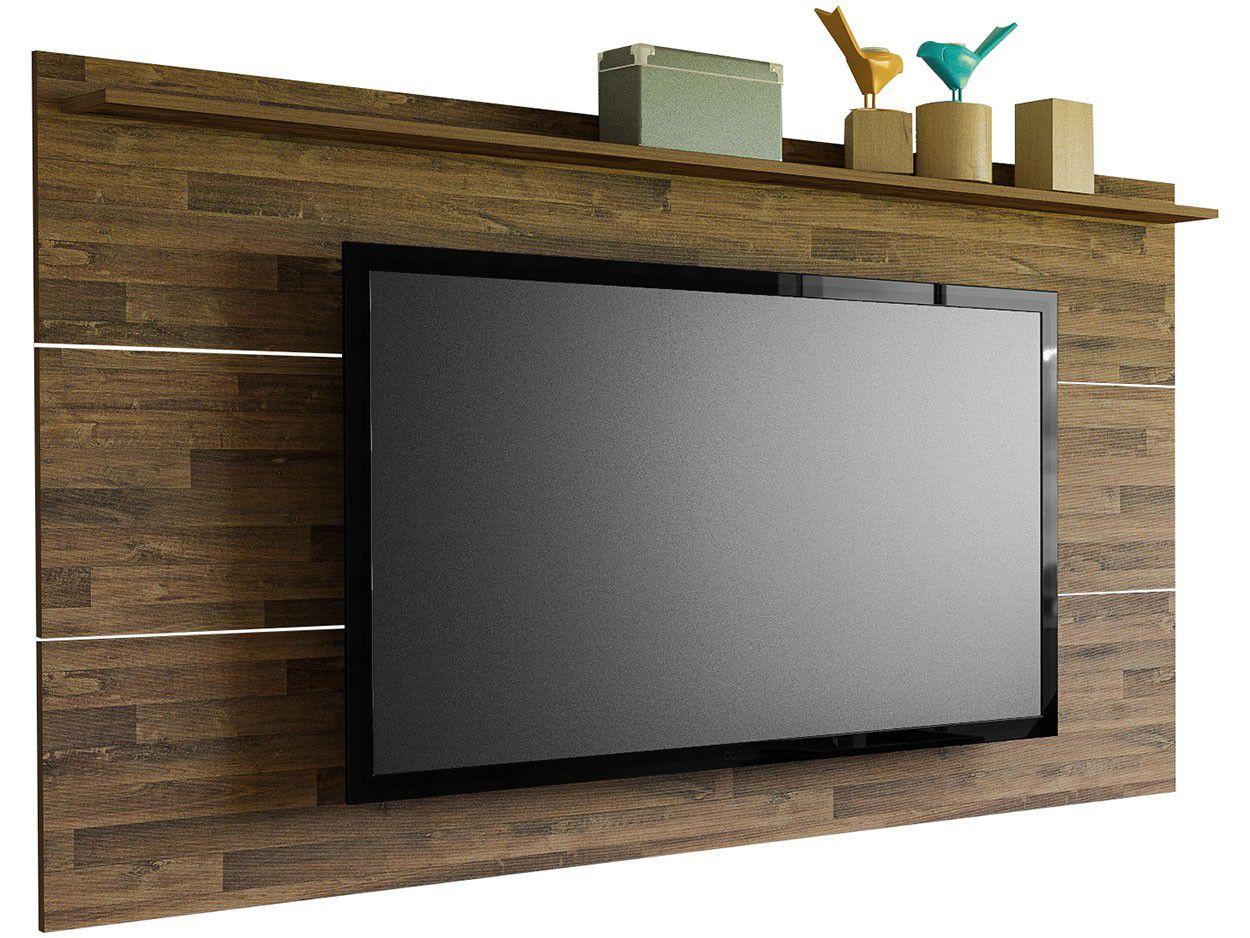 Painel com Suporte para TV até 47" Slim - 1 Prateleira - Artely
